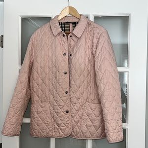 Burberry Quilted Jacket-Pale Pink size L